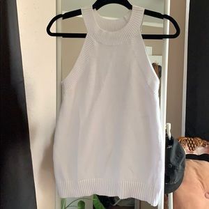 NWT White Knit Tank